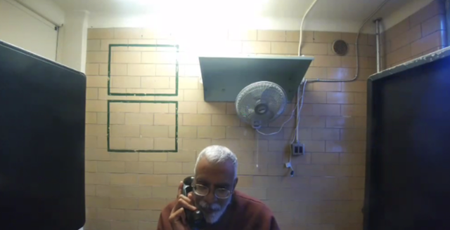 교도소에서 복역 중인 수브라마냠 베담의 모습. '프리 수브' 홈페이지 캡처