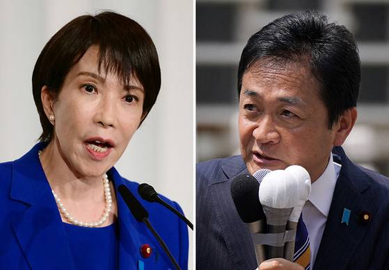 다카이치(左), 다마키(右).