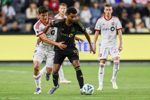 우리시간으로 9일 토론토FC와 경기하는 LAFC [연합뉴스 제공]