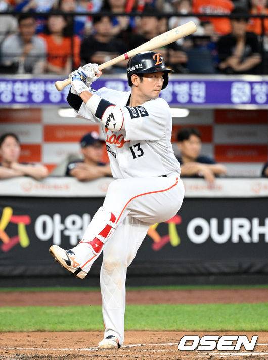 [OSEN=이대선 기자] 한화 최재훈 2025.08.19 /sunday@osen.co.kr