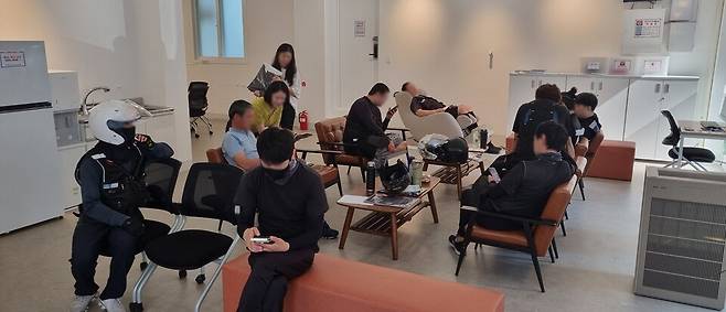 흥덕구 복대동 '이동노동자 쉼터' ⓒ청주시 제공