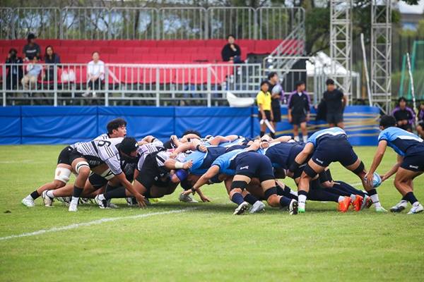 제106회 전국체전 원광대(대전)와 현대글로비스(인천) 경기 모습 / 사진=대한럭비협회 제공