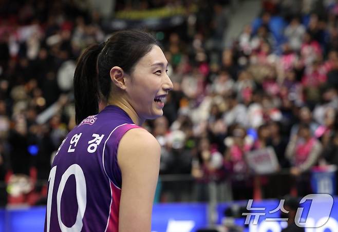 김연경의 등번호 10번이 흥국생명 영구 결번이 된다. /뉴스1 ⓒ News1 김영운 기자