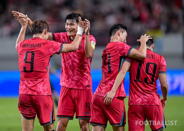 오현규, 김민재, 조유민, 이강인(왼쪽부터). 서형권 기자