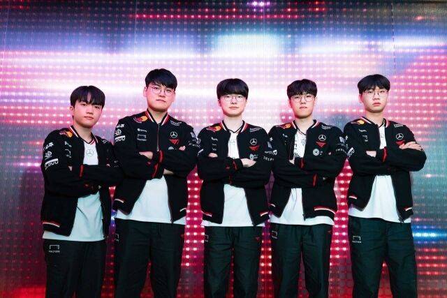 2025 LoL 월드 챔피언십 플레이-인 스테이지에 출전하는 T1. /라이엇게임즈