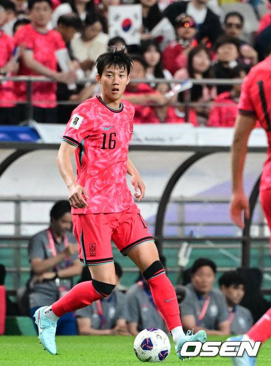 [OSEN=조은정 기자] 남자 축구 대표팀 이한범. 2025.06.10 /cej@osen.co.kr