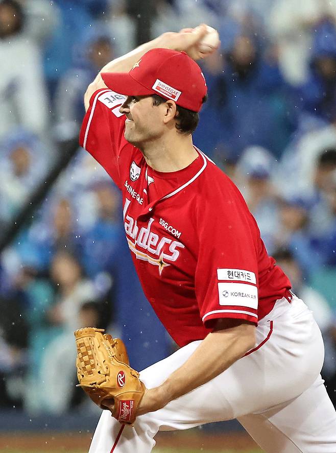 SSG 드류 앤더슨. 대구｜뉴시스