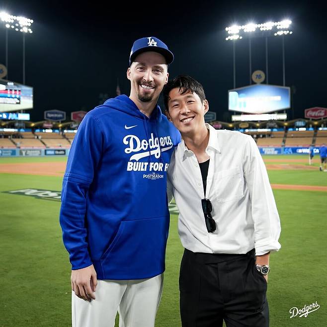 ▲ 스넬 손흥민 ⓒLA 다저스 공식 SNS