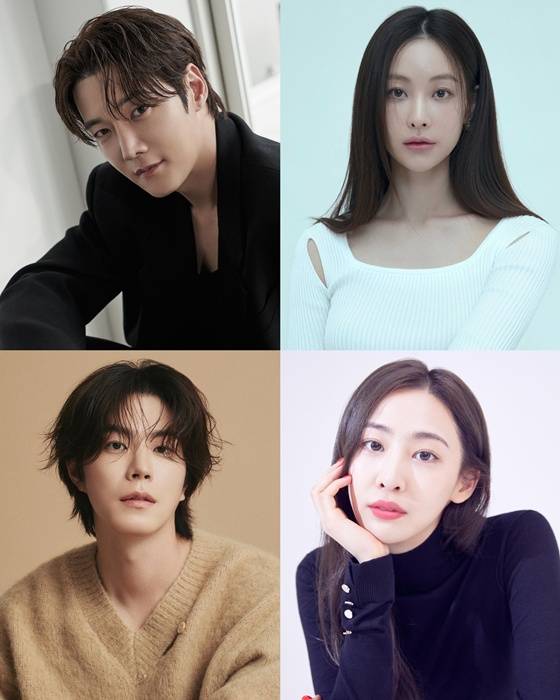 최진혁(왼쪽부터 시계 방향으로), 오연서, 김다솜, 홍종현/사진=각 소속사 제공