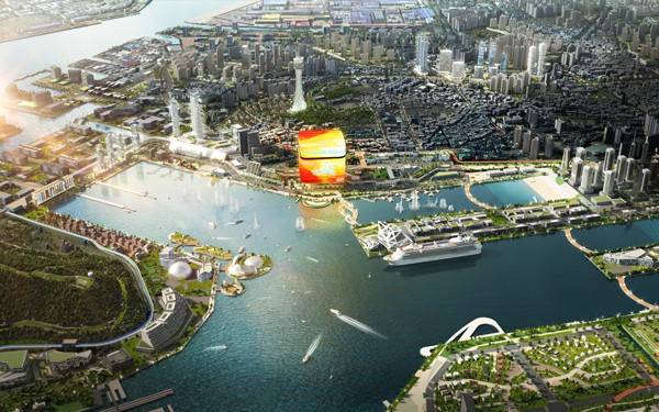 인천내항 1·8부두 재개발사업 조감도.