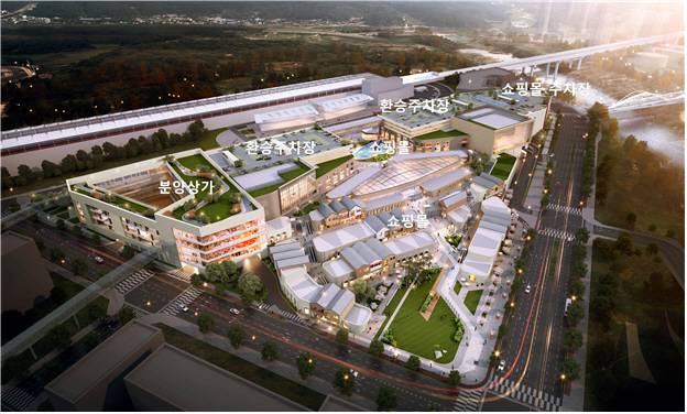 KTX울산역 복합환승센터 조감도. 울산매일 포토뱅크