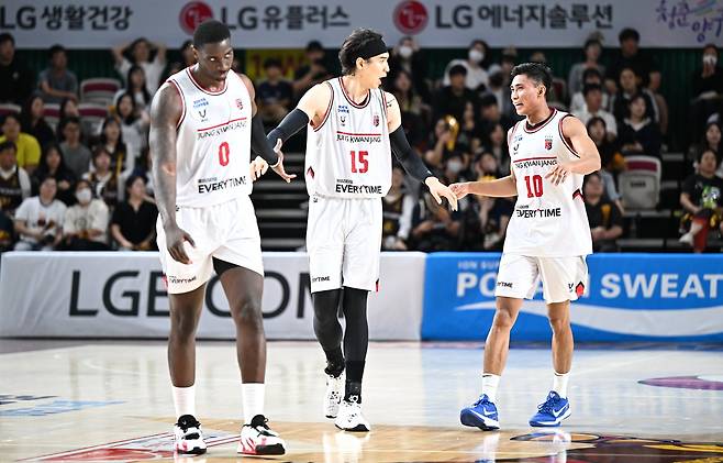 프로농구 안양 정관장이 창원 LG를 꺾었다.(KBL 제공)