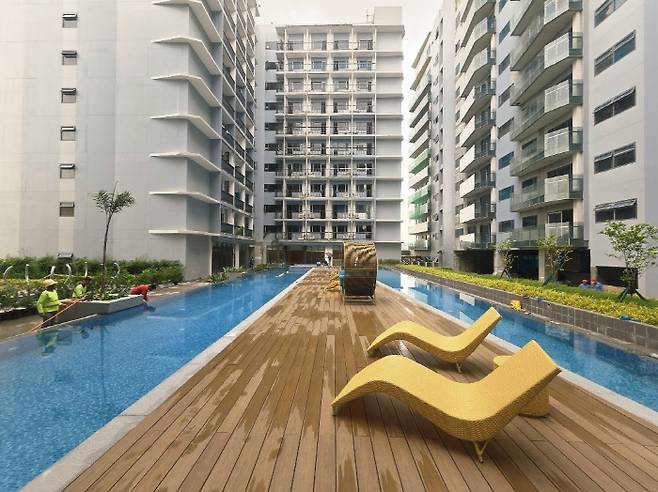 ◇사베아베이시티마닐라호텔 내 수영장