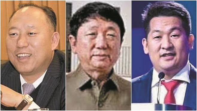 (왼쪽부터) 둥러청 , 쉬아이민, 셔즈지앙.