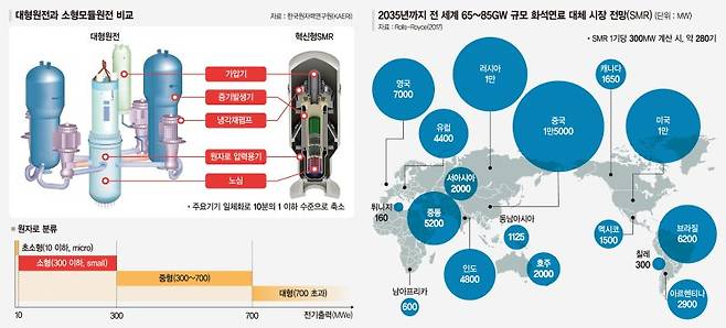 한국원자력연구원이 지난 2012년 세계 최초로 개발한 110㎿급 가압경수로 SMR 실험설비.