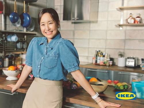 이케아 코리아의 ‘모든 시작은 주방에서’ 캠페인 앰배서더로 발탁된 방송인 강주은. <이케아코리아>