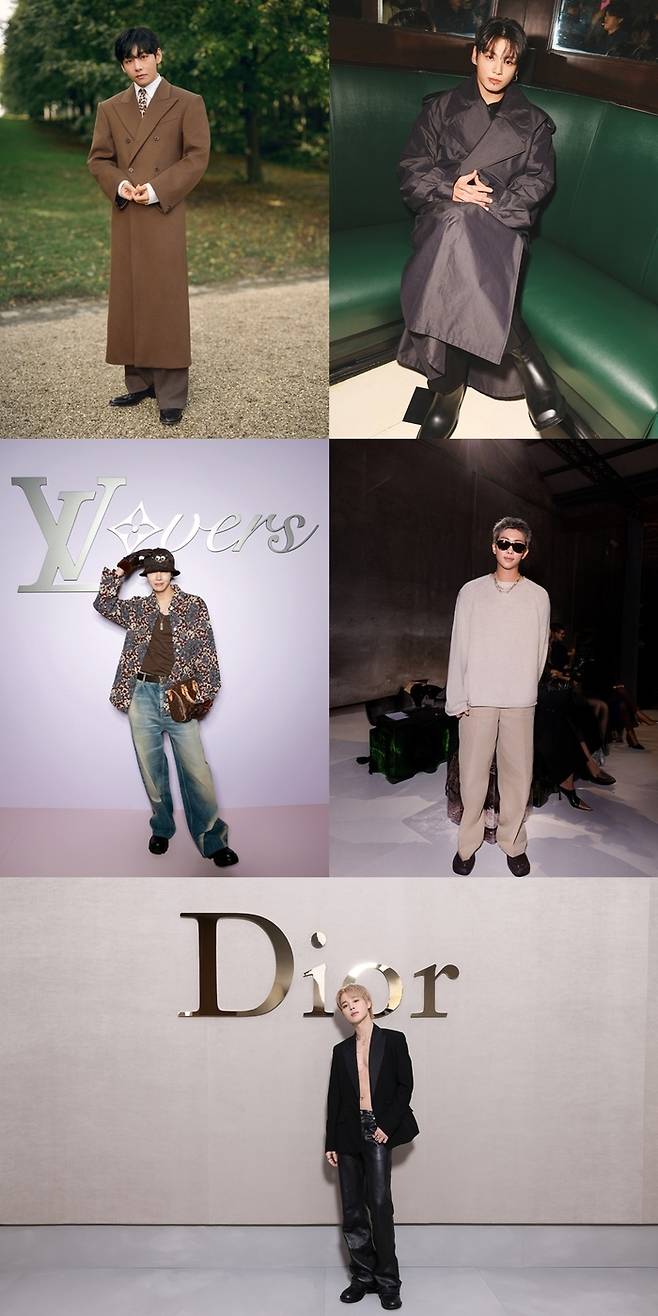 BTS. 사진l각 브랜드 제공