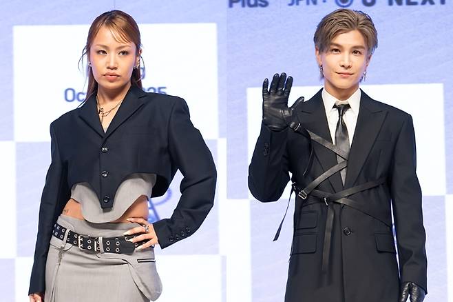 왼쪽부터 리에하타, 이와타 타카노리. CJ ENM 제공