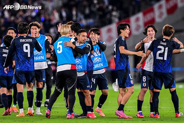 일본 대표팀. /AFPBBNews=뉴스1