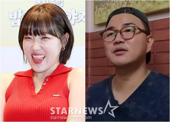 이은지(왼쪽), 김승진/사진=스타뉴스, 이은지 유튜브