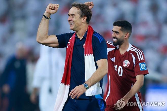 훌렌 로페테기 카타르 대표팀 감독. [AFP=연합뉴스]