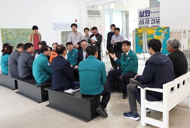 무릉별유천지 쇄석장 문화재생사업 현장보고회 [동해시 제공. 재판매 및 DB 금지]