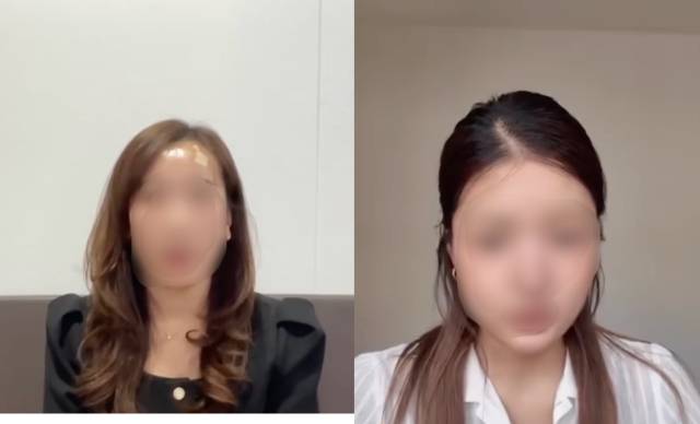 캄보디아 내무부가 잇따라 올린 한국인 여성의 영상 캡처.