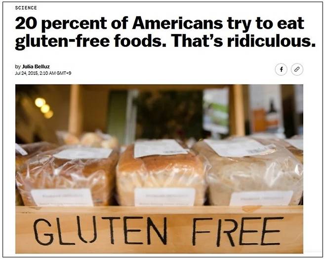 *사진출처: Vox https://www.vox.com/2015/7/23/9023389/how-many-americans-eat-gluten-free