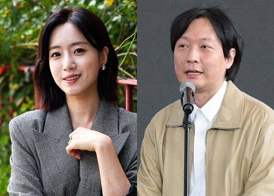 배우 함은정(왼쪽)과 김병우 영화감독. /뉴스1