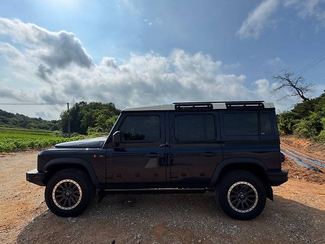 이네오스 그레나디어 측면 ⓒ데일리안 편은지 기자