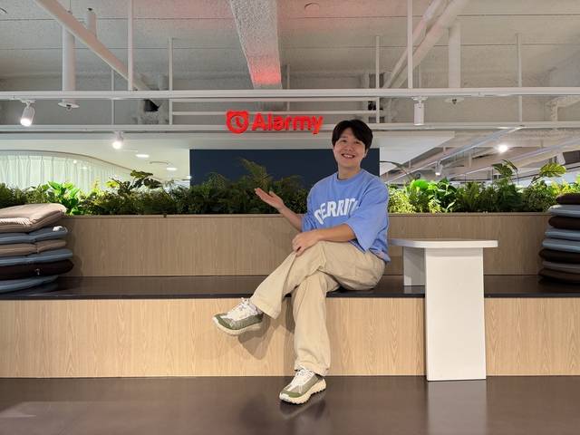 신재명 딜라이트룸 대표가 디지털타임스와 인터뷰하고 있다. 이미선 기자