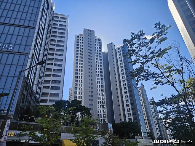 서울 마포구 염리동 마포프레스티지자이 외관. 사진=최가영 기자