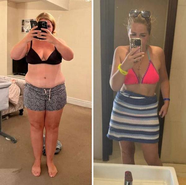 애비 로지(34)는 다이어트 치료제 도움 없이 식습관만으로 25kg을 감량했다./사진=더 선