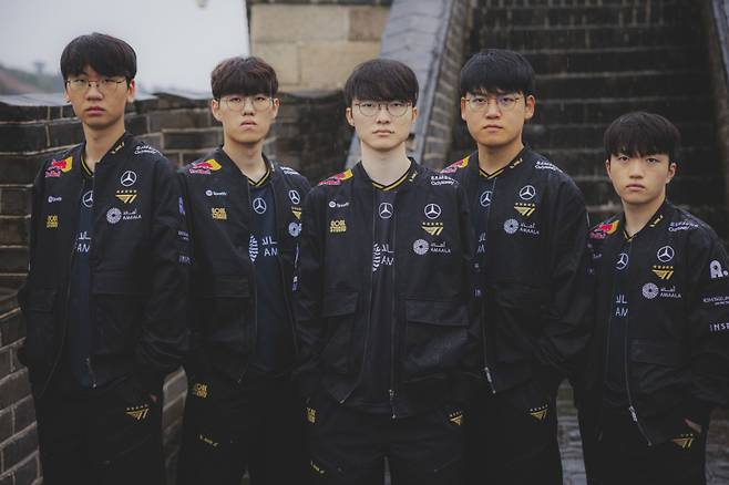 T1 선수단. 라이엇 게임즈