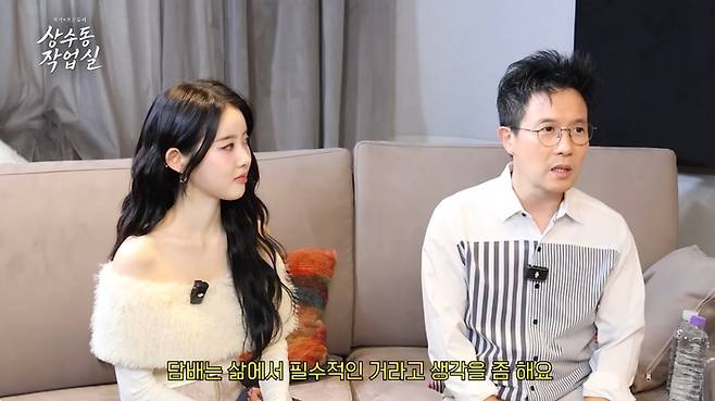 스테이씨 시은, 박남정. 사진|유튜브 채널 ‘상수동 작업실’ 영상 캡처