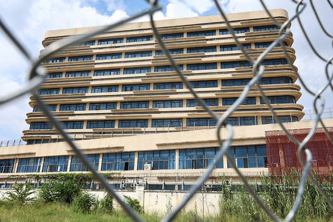 15일(현지시간) 캄보디아 프놈펜 주요 범죄 단지로 알려진 망고단지. /사진=뉴스1.