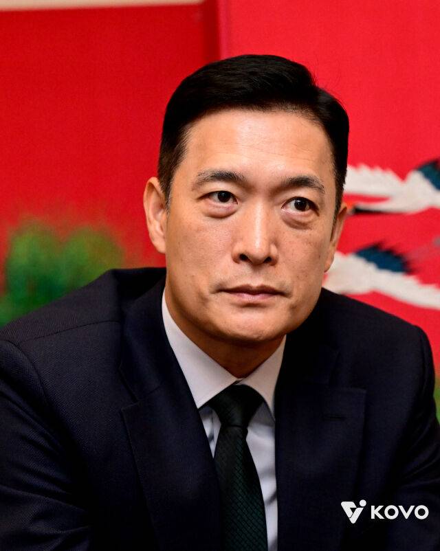 사전 인터뷰실에서 만난 김상우 감독./KOVO