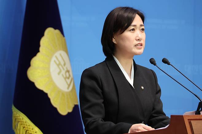 백승아 더불어민주당 원내대변인. [연합]