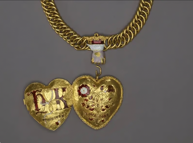 헨리 8세 시대의 유물인 ‘튜더 하트’. [영국 박물관]