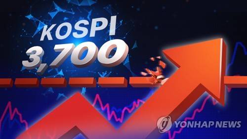코스피 3,700 돌파 (PG) [연합뉴스 제공]