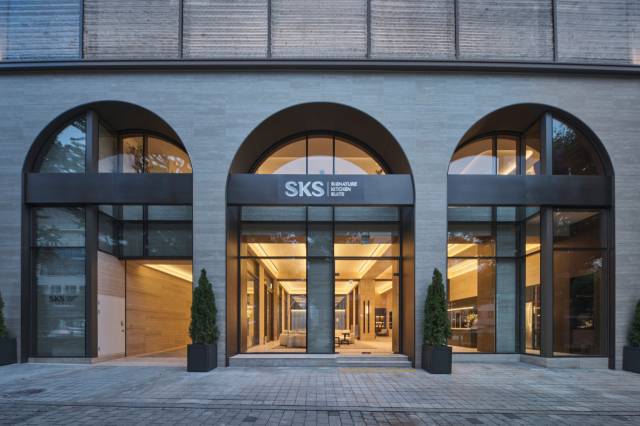 LG전자가 14일 서울 강남구 논현동에 프리미엄 빌트인 가전 전시관 ‘SKS 서울’을 오픈했다. 사진제공=LG전자