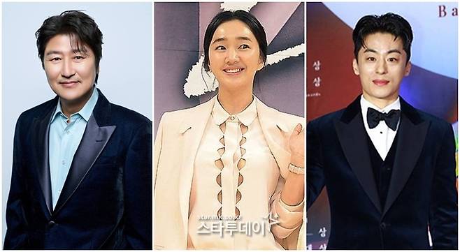 송강호, 수애, 구교환. 사진|키다리 스튜디오, 아티스트유나이티드, 스타투데이DB