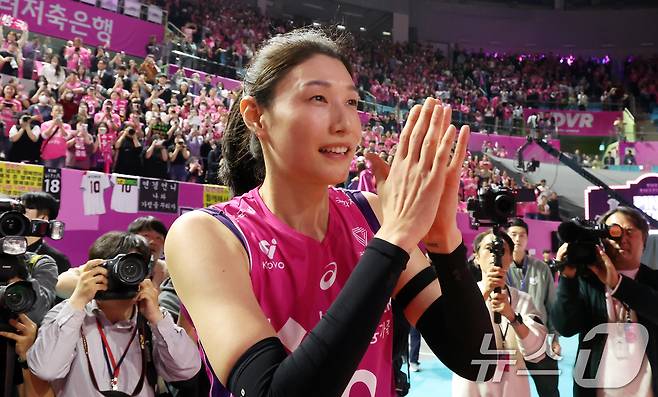 현역에서 물러난 김연경. /뉴스1 DB ⓒ News1 김명섭 기자