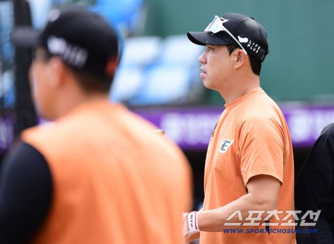 한화에서 뛰던 당시 김강민. 스포츠조선DB
