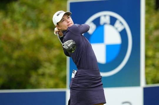 브룩 매튜스가 2번홀에서 티샷하고 있다./BMW 레이디스 챔피언십 대회 조직위원회