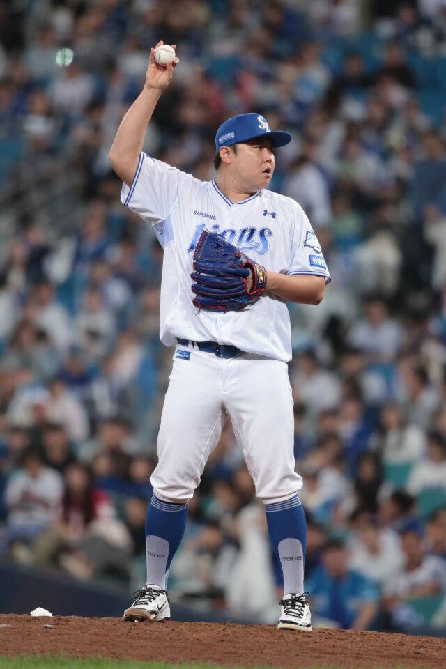 삼성 라이온즈 오른손 이승현./삼성 라이온즈