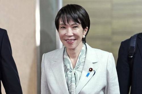 다카이치 사나에 일본 집권 자민당 총재 [교도=연합뉴스 자료사진 재판매 및 DB 금지]