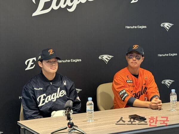 문동주(왼쪽). ⓒ스포츠한국 심규현 기자