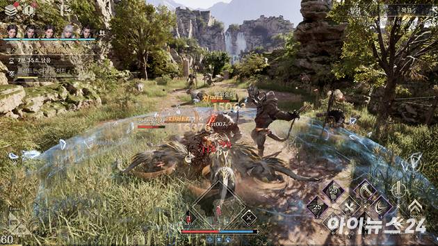 '아키텍트: 랜드 오브 엑자일' 미디어 시연 버전 플레이 화면. [사진=박정민 기자]