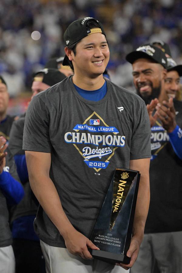 챔피언십시리즈 MVP는 오타니의 몫이었다. 사진= Jayne Kamin-Oncea-Imagn Images= 연합뉴스 제공